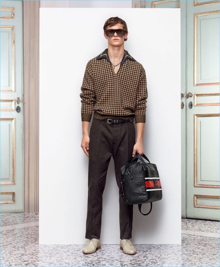 Bottega Veneta Spring Summer 2018 Menswear Collection Lookbook Black White Color 006