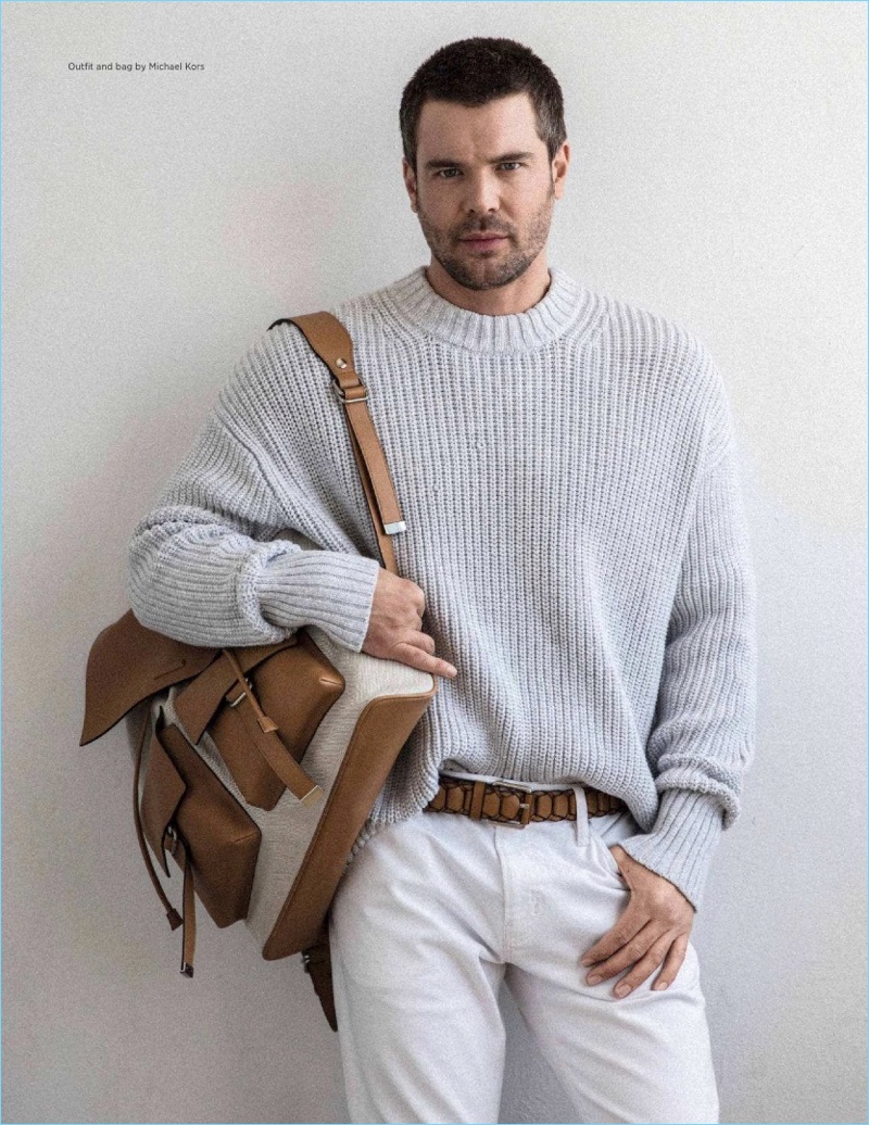 A chic spring vision, Charlie Weber wears Michael Kors. » Charlie Weber Covers Da Man, Talks Frank Delfino A chic spring vision, Charlie Weber wears Michael Kors.