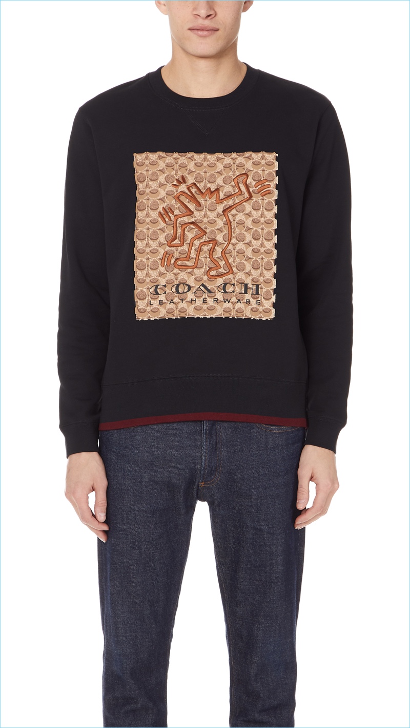 Coach 1941 Keith Haring Dancing Dog Sweatshirt