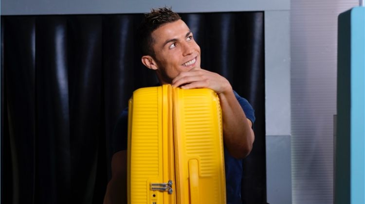 Cristiano Ronaldo stars in a new advertisement for American Tourister.