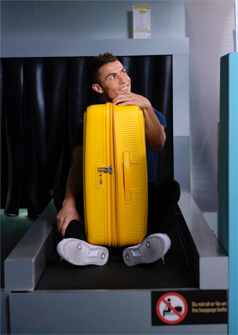 Cristiano Ronaldo stars in a new advertisement for American Tourister.