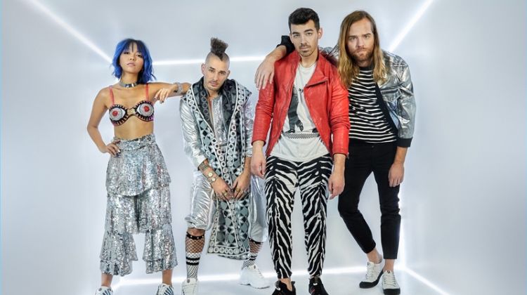 DNCE stars in a new campaign to launch its exclusive capsule collection with K-Swiss.
