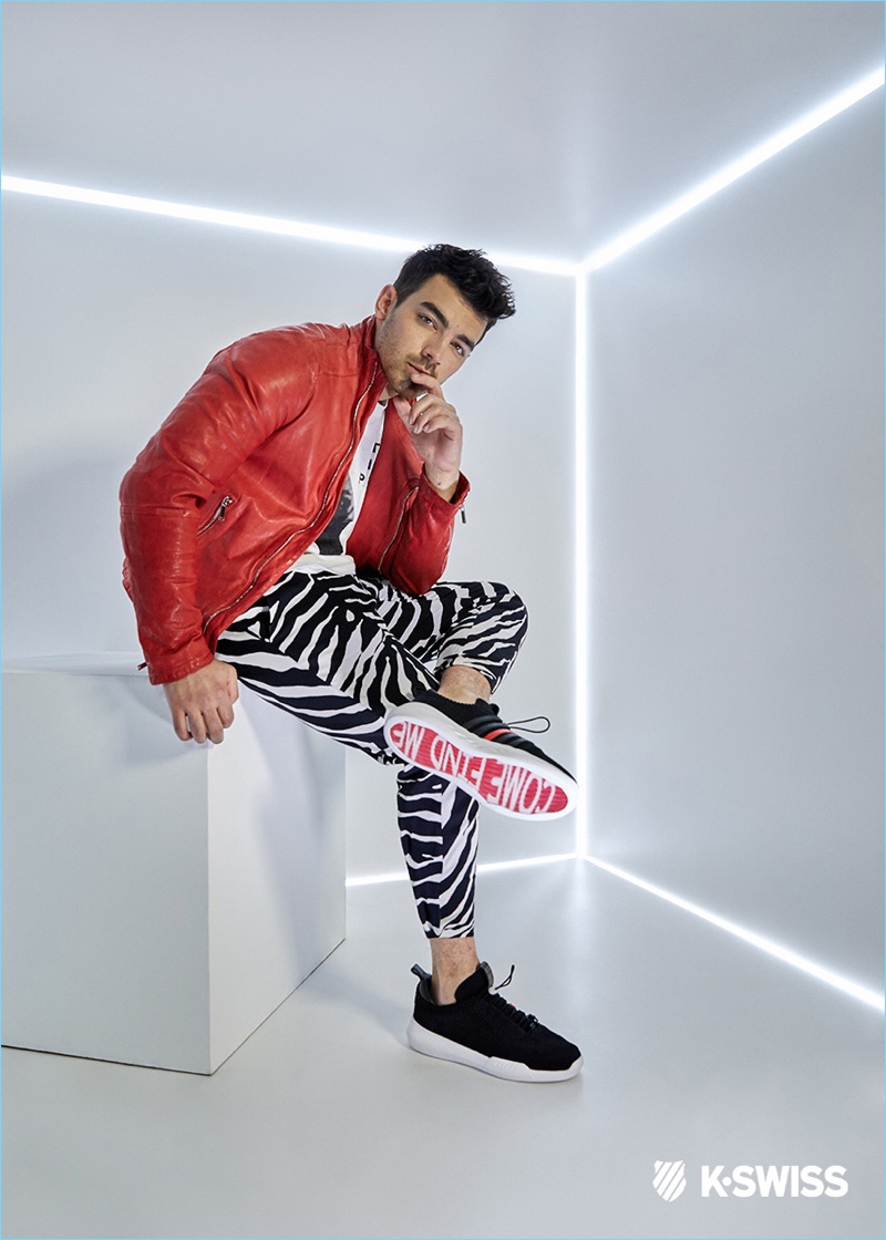 Joe Jonas stars in a campaign for K-Swiss.