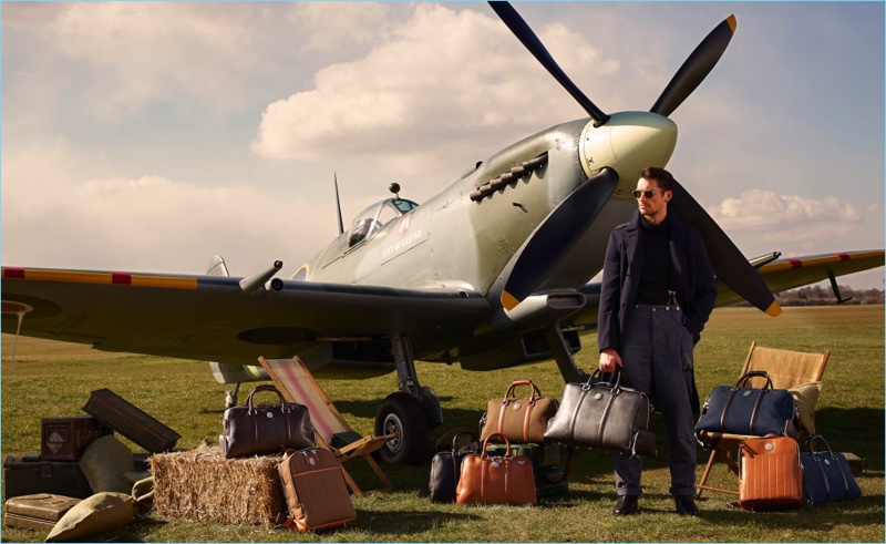 Aspinal of London collaborates with David Gandy for their Aerodrome collection.