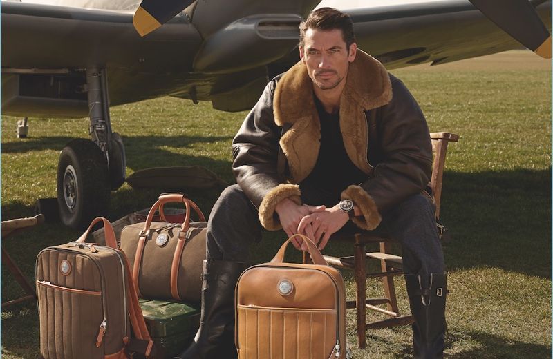 David Gandy Collaborates with Aspinal of London, Stars in New Campaign