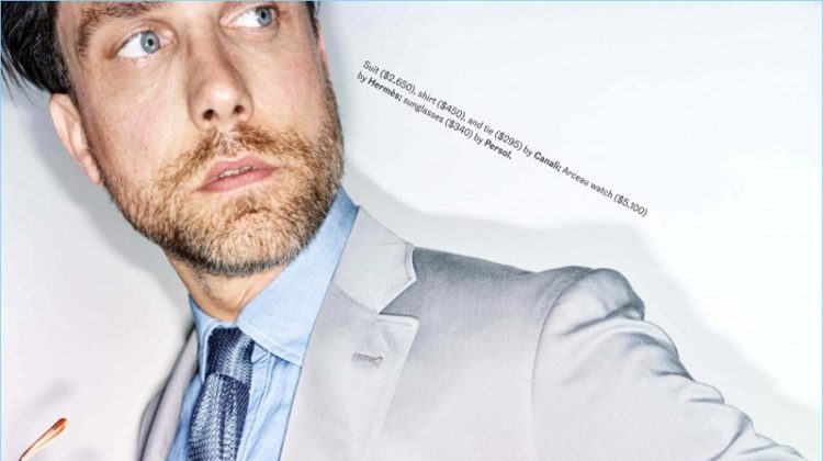 Thom Gwin, Mike Guenther & Ben Shaul Don Suits for Esquire