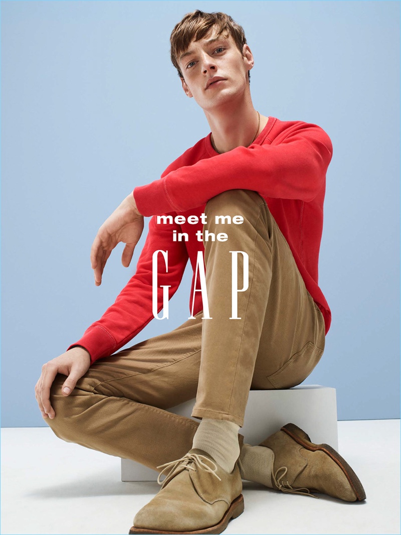 Roberto Sipos stars in Gap's spring-summer 2018 campaign.