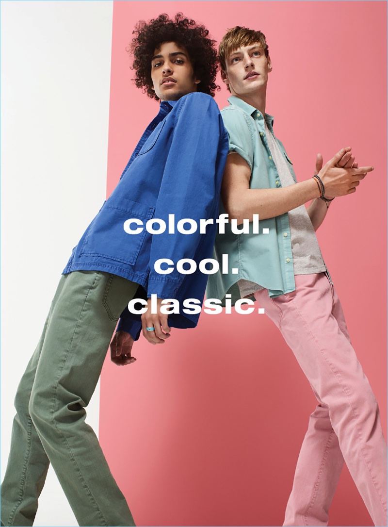 Models Trè Samuels and Roberto Sipos come together for Gap's spring-summer 2018 campaign.