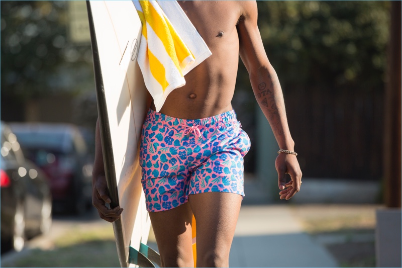 Happy Socks takes us under the sea with a bold printed pair of swim shorts.