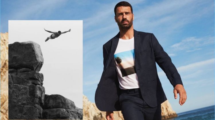Hugo Parisi Dives Into Summer with H&M