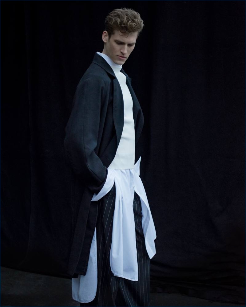 Joel Meacock Dons Relaxed Tailoring for How to Spend It
