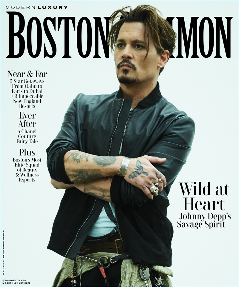Johnny Depp | Modern Luxury | 2018 | Covers | Photo Shoot | The Fashionisto