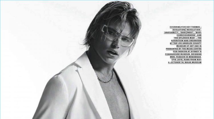 History Repeated: Jordan Barrett Dons Eclectic Style for GQ Australia