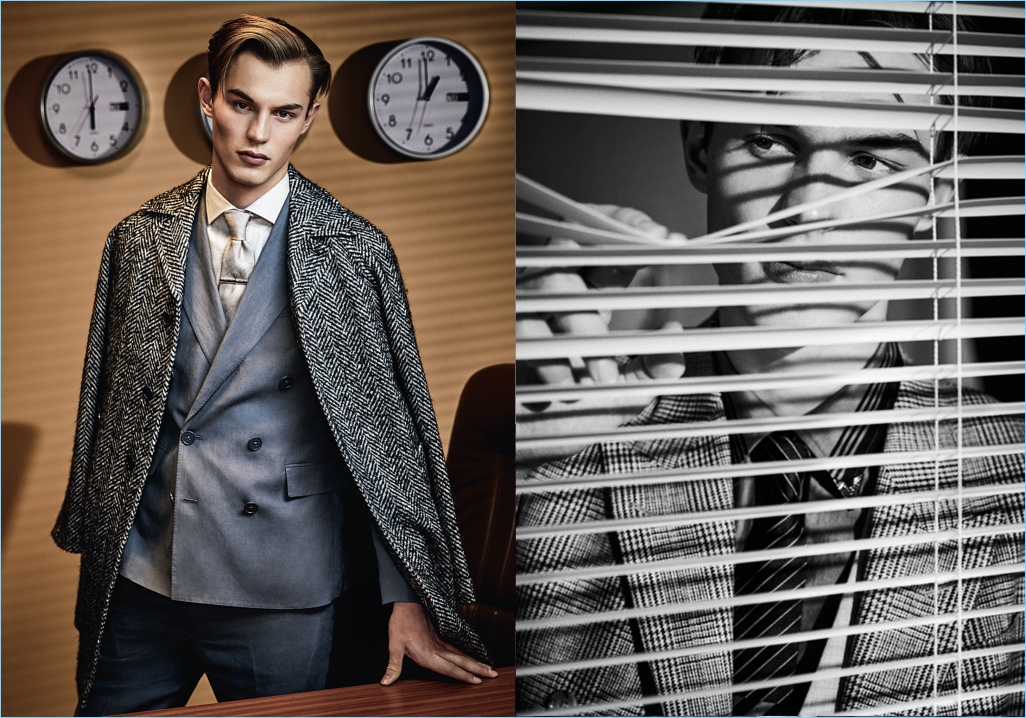 Power Play: Kit Butler Suits up for Harrods Man