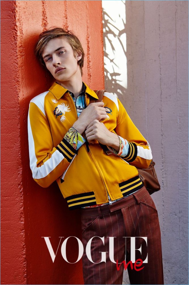 Lucky Blue Smith 2018 Editorial Vogue ME 001