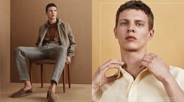 Life in Colour: Tim Schuhmacher for Massimo Dutti Embracing neutrals, Tim Schuhmacher connects with Massimo Dutti for spring-summer 2018.