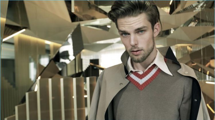 Nils Butler Models Eclectic Style for Hombre de Vanguardia