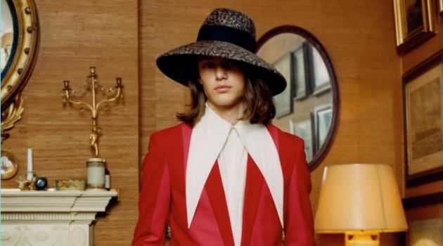 Oliver Sonne Goes Dandy for L'Officiel Hommes Italia Oliver Sonne Goes Dandy for L'Officiel Hommes Italia