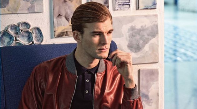 Patrick Kafka Cleans Up in Brunello Cucinelli for Braun Hamburg Patrick Kafka connects with Braun Hamburg to model Brunello Cucinelli.