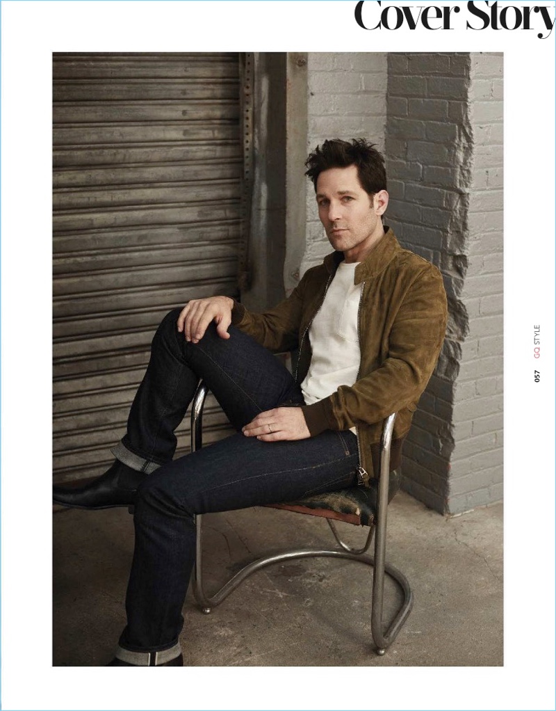 Greg Swales photographs Paul Rudd for GQ Style Taiwan.