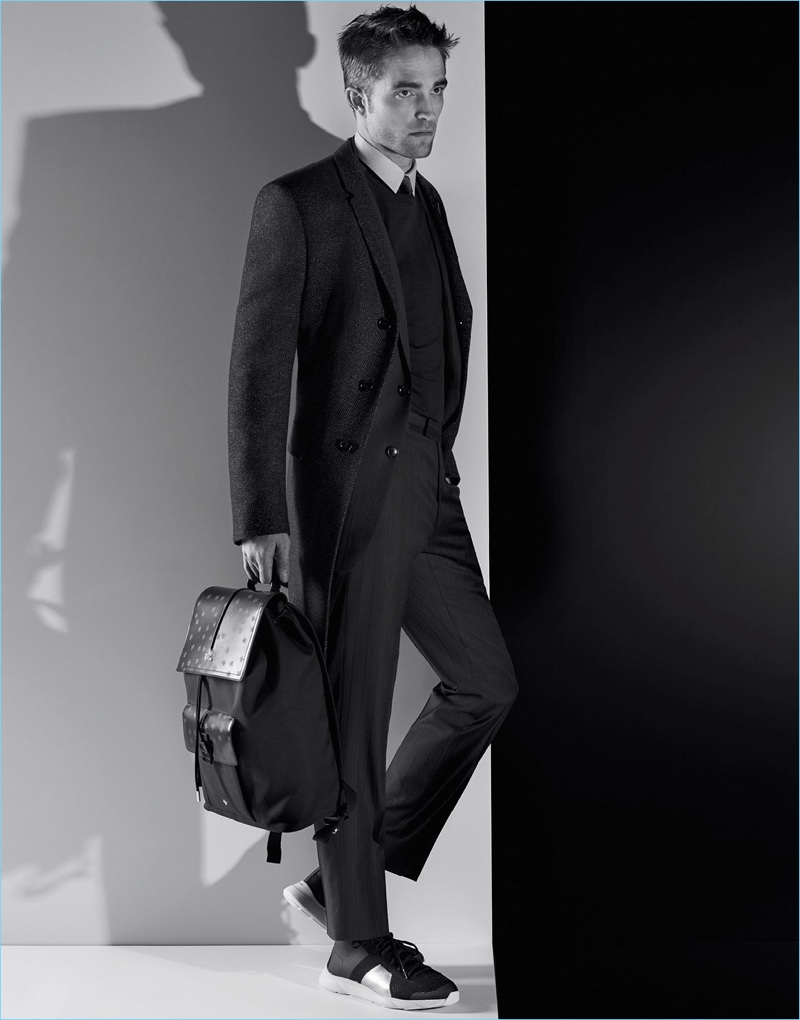 Karl Lagerfeld photographs Robert Pattinson for Dior Homme's fall-winter 2018 campaign.