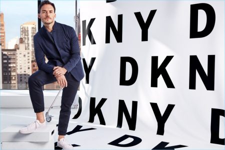 Sam Claflin Explores New York for DKNY Spring '18 Campaign
