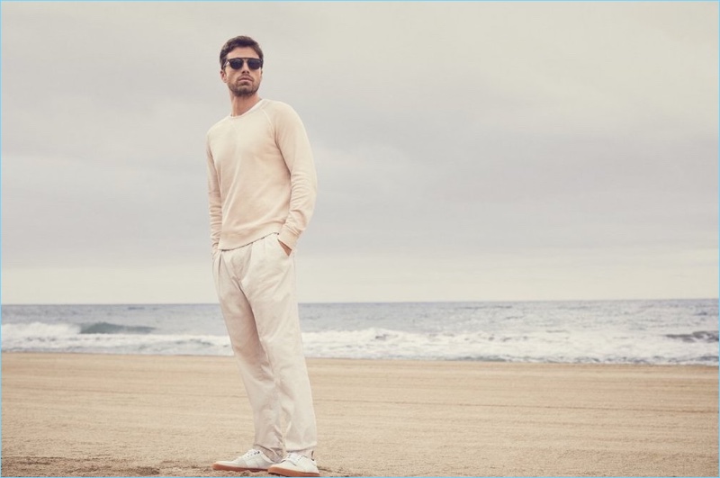 Actor Sebastian Stan stars in BOSS' "Summer of Ease" campaign.