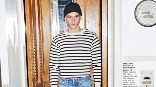 Sidney Wolf Models Workwear-Inspired Looks for Men's Health Germany Sidney Wolf Models Workwear-Inspired Looks for Men's Health Germany