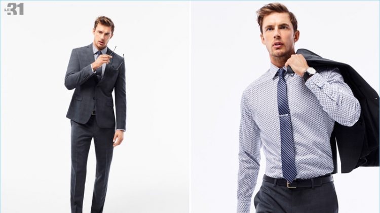 Christian Hogue Inspires in Sartorial Numbers for Simons