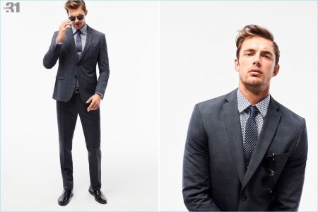 Simons | Spring 2018 | Men's Lookbook | Suits | Christian Hogue