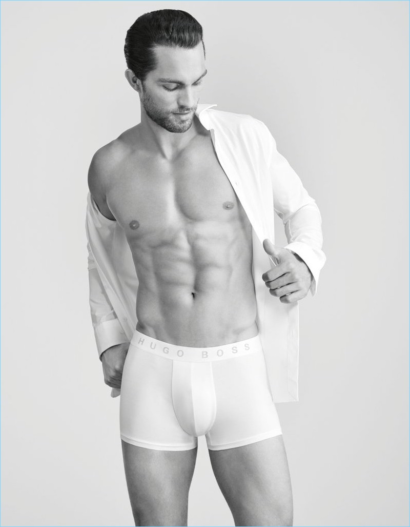 BOSS taps Tobias Sorensen to model its latest underwear.
