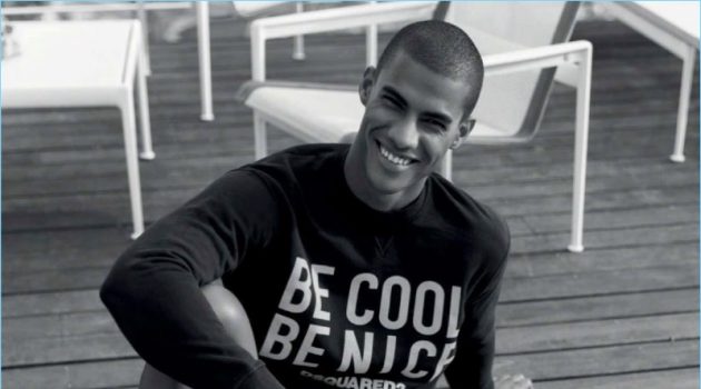 Vitor Melo Showcases Summer Style for Attitude Magazine