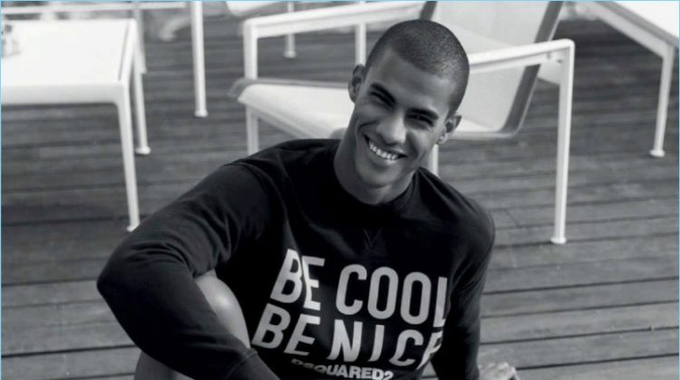 Vitor Melo Showcases Summer Style for Attitude Magazine