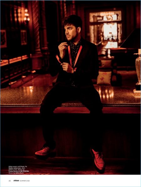 Adam Lambert 2018 Attitude Cover Photo Shoot 006