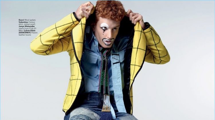 Adams Ziadé Clowns Around with Men’s Folio Singapore