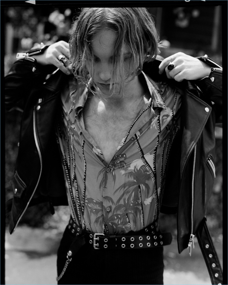 Lukas Ionesco fronts AllSaints' summer 2018 campaign.