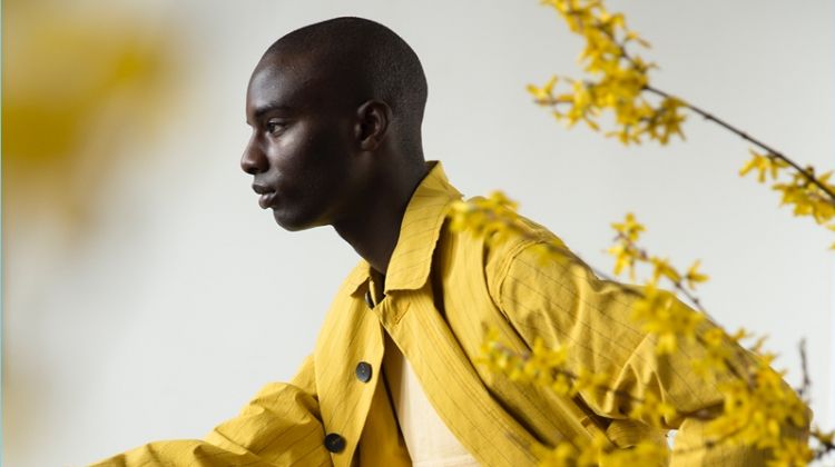 Aly Ndiaye Dons Striking Styles for Lewis Magazine