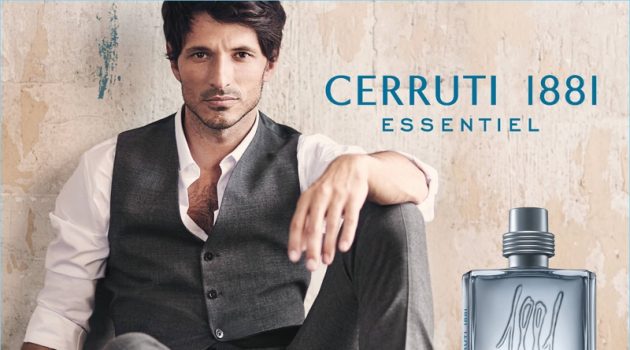 Andres Velencoso Stars in New Cerruti 1881 Essentiel Fragrance Campaign Andres Velencoso stars in the new fragrance campaign for Cerruti 1881 Essentiel.
