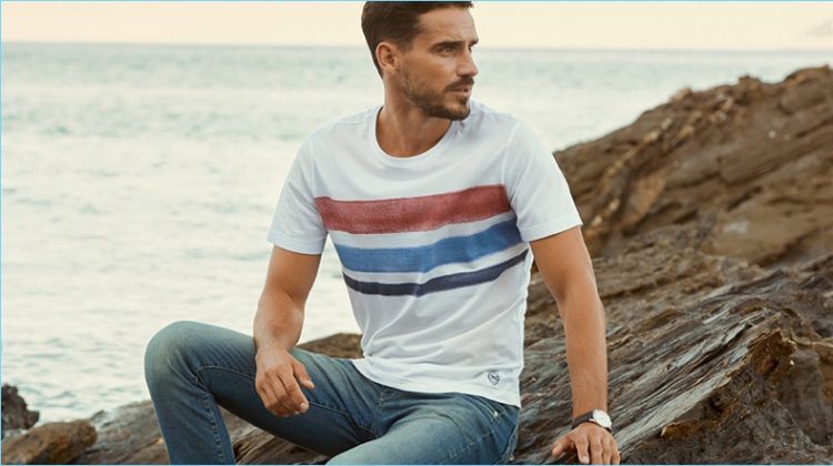 Arthur Kulkov Stars in BRAX Spring ’18 Campaign
