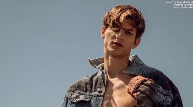 Pool Boys: Benjamin Benedek & Tim Lambert for Attitude Benjamin Benedek graces the pages of Attitude magazine with a summer story.