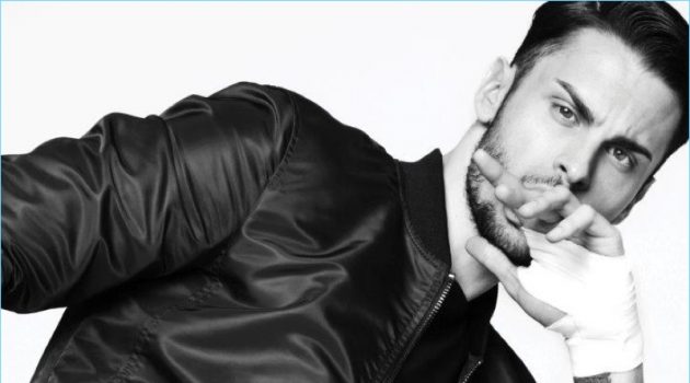 Baptiste Giabiconi Goes Sporty for Victor Magazine Baptiste Giabiconi Goes Sporty for Victor Magazine