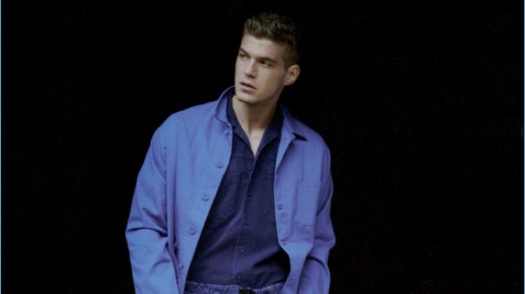Bertold Zahoran Models Workwear-Inspired Looks for Man About Town