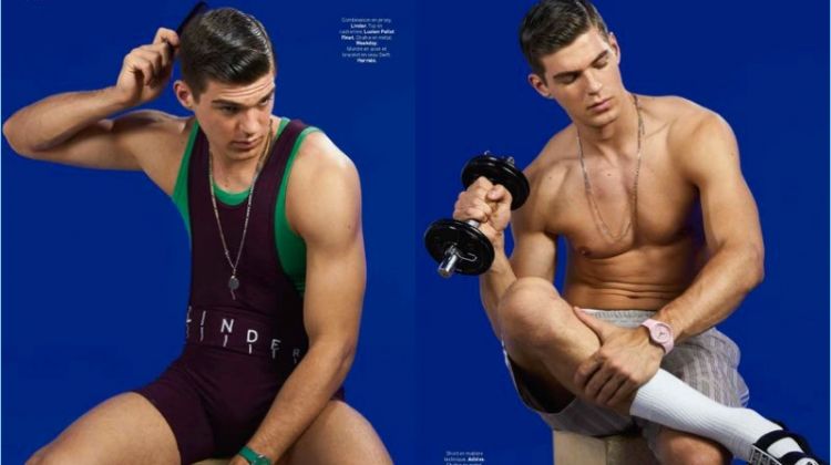 Bertold Zahoran Gets in a Workout with Stylist Magazine