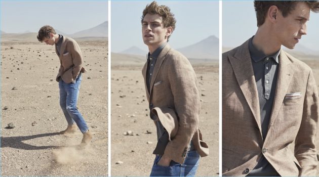 Victor Norlander & Jacob Coupe Take to Desert for Brunello Cucinelli Spring '18 Campaign Victor Norlander stars in Brunello Cucinelli's spring-summer 2018 campaign.