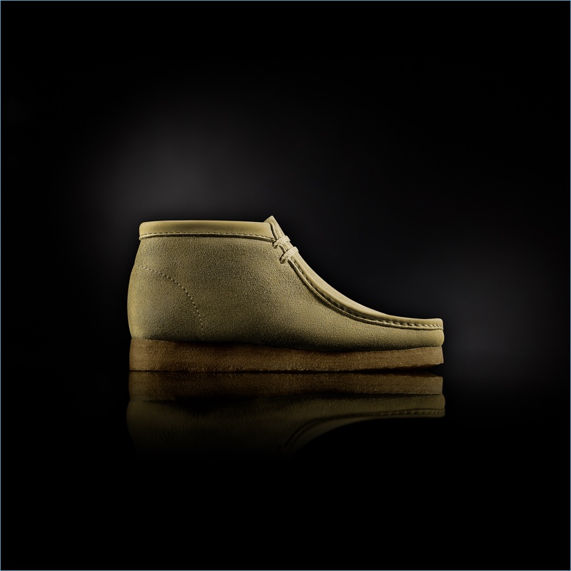 Clarks "Made in Italy" Wallabee Boots in Sand