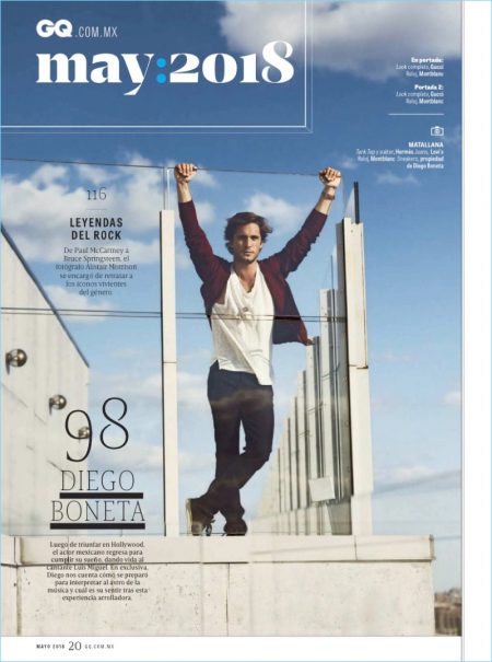 Diego Boneta 2018 GQ Mexico Cover Photo Shoot 002