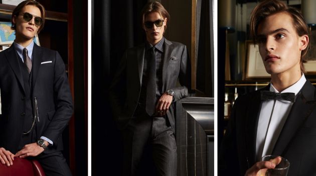 Dsquared2's Man is Dressed to Kill with Fall '18 Classic Collection Parker van Noord stars in Dsquared2's fall-winter 2018 Classics lookbook.