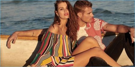 Matthew Noszka Hits the Beach for Express Spring '18 Campaign