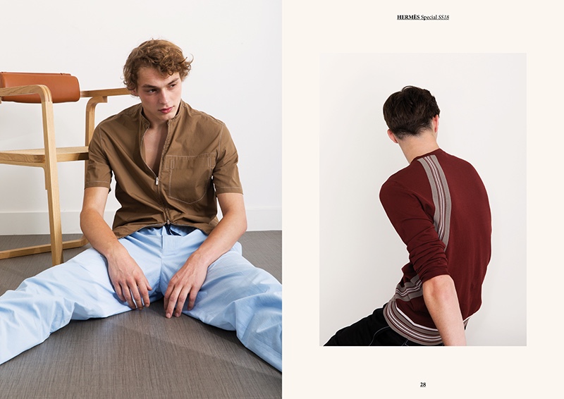 Fashionisto Exclusive 2018 Playful Coolness 014 Pictured Left: Dani van de Water in Hermès spring-summer 2018.