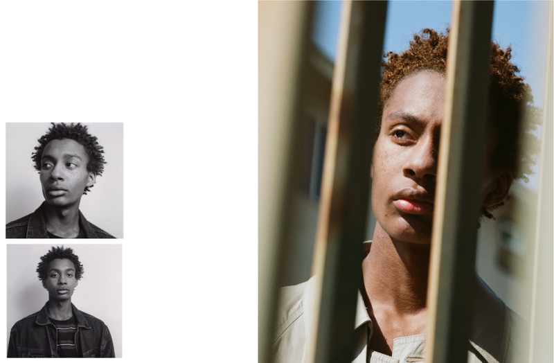 Devin Mingo wears vintage trench Burberry.